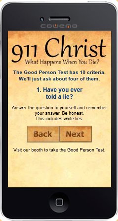 Mobile Good Person Test